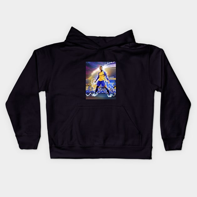 AL NASSR RONALDO Kids Hoodie by Zodx99